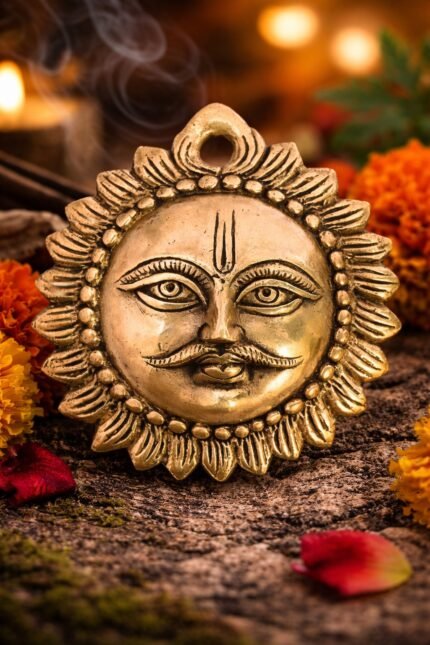 Brass Suryadev Small size