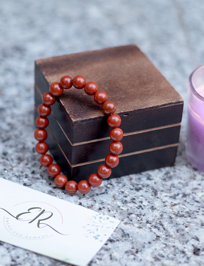 Amazon.com: Red Jasper Bracelet for Women Men's Gifts - Protection Healing  Crystal Bracelet - 8mm Gemstone Beaded Adjustable Bracelet Pulseras Para  Hombres Mujer Stocking Stuffers : Handmade Products